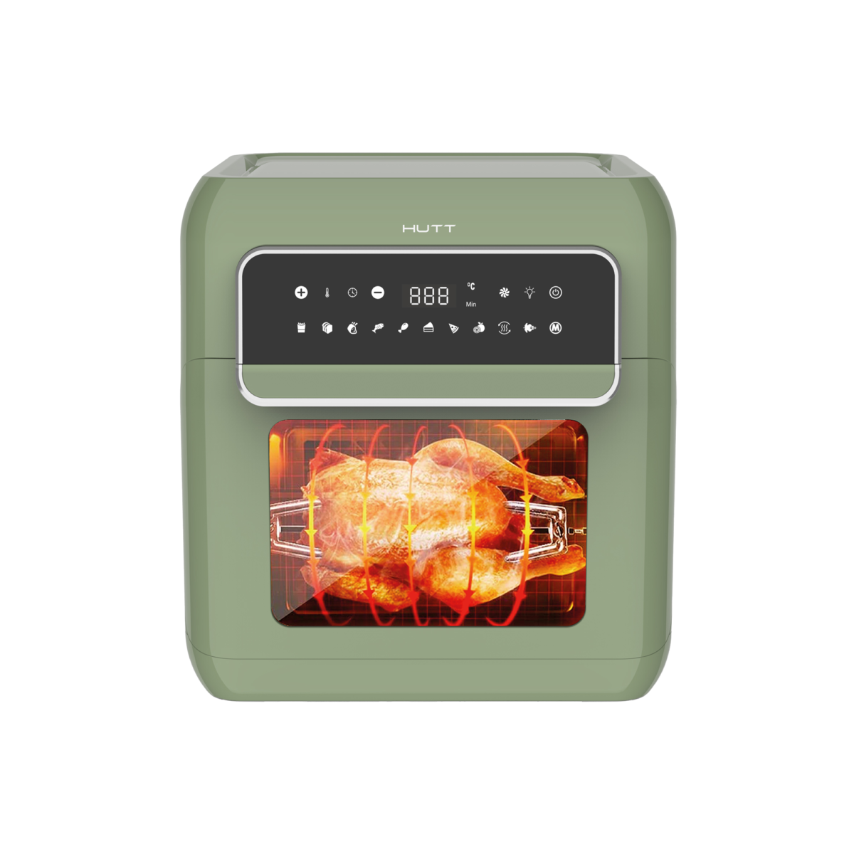 HUTT OA10 Airfryer Yağsız Hava Fritözü 10 Lt